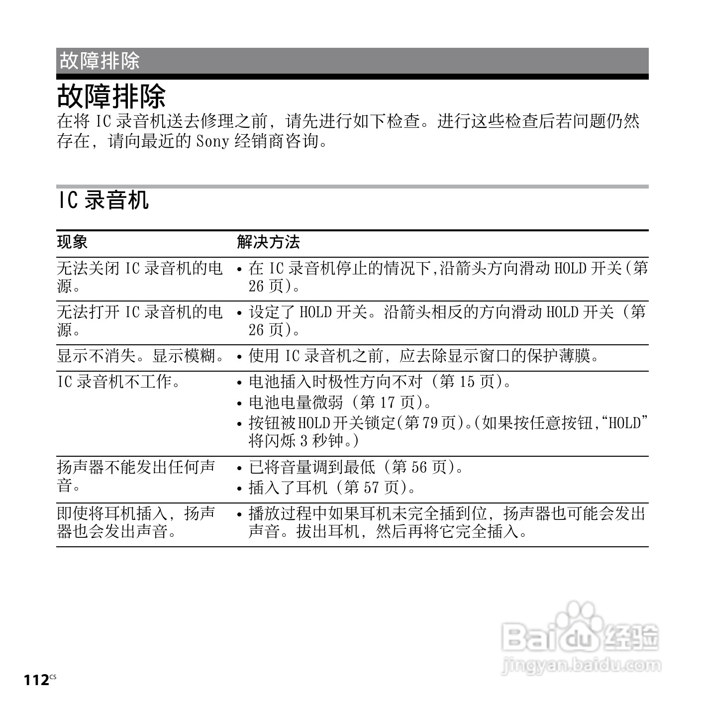 索尼ICD-SX950数码录音笔使用说明书:[12]