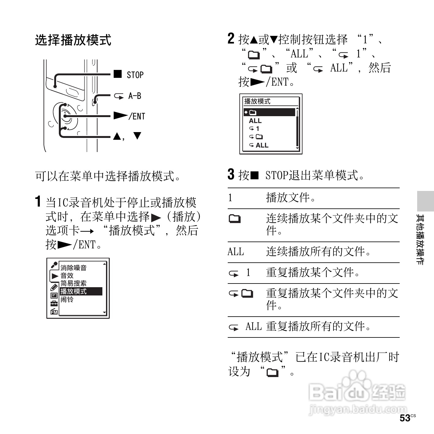 索尼ICD-UX513F数码录音笔使用说明书:[6]