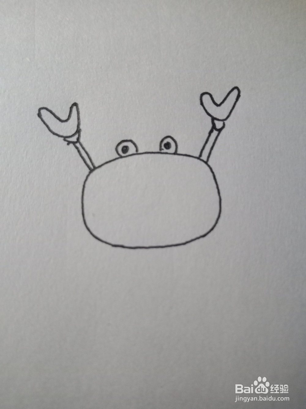 简笔画—简单画螃蟹