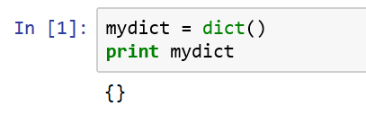python学习3--字典
