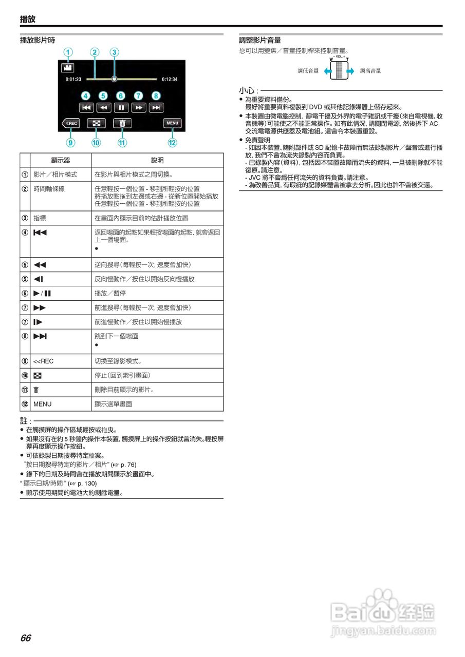 胜利GZ-V605摄像机使用说明书:[7]