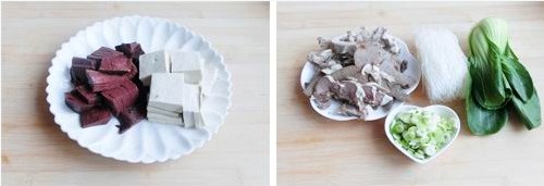 一碗既滋补又暖身的汤——羊血粉丝汤