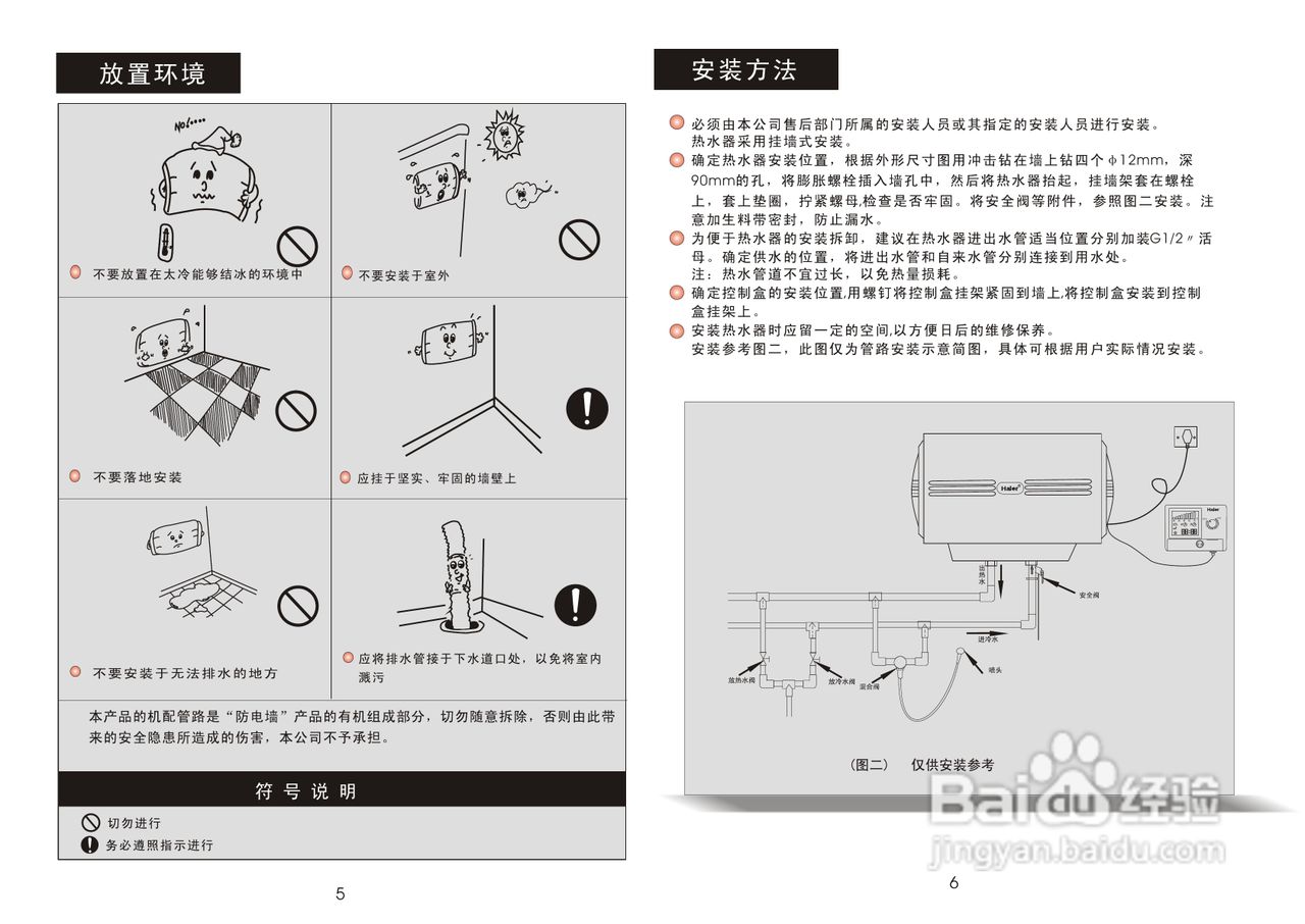 海尔FCD-XJTHA80-Ⅱ电热水器使用说明书