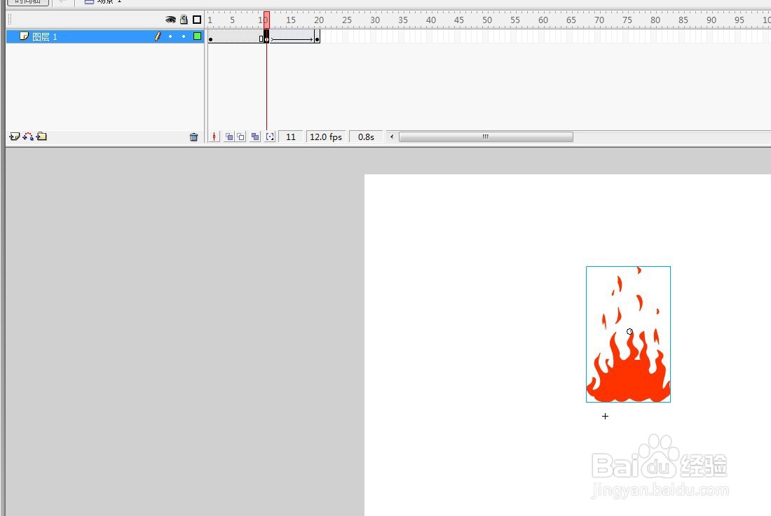 flash制作燃烧火焰生成火字的教程