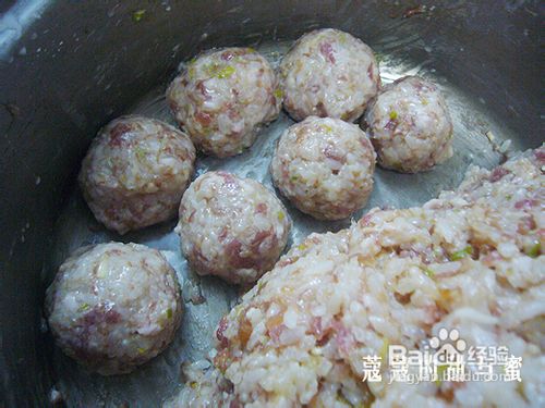 香炸糯米肉圆--过年过节才舍得吃
