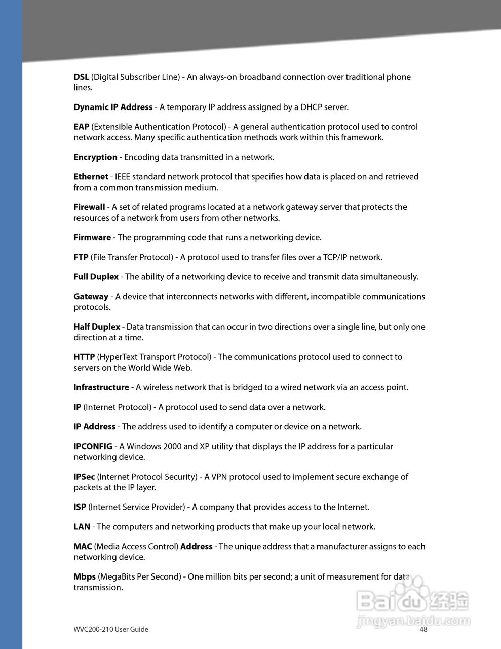 思科交换机WVC200型使用说明书:[6]