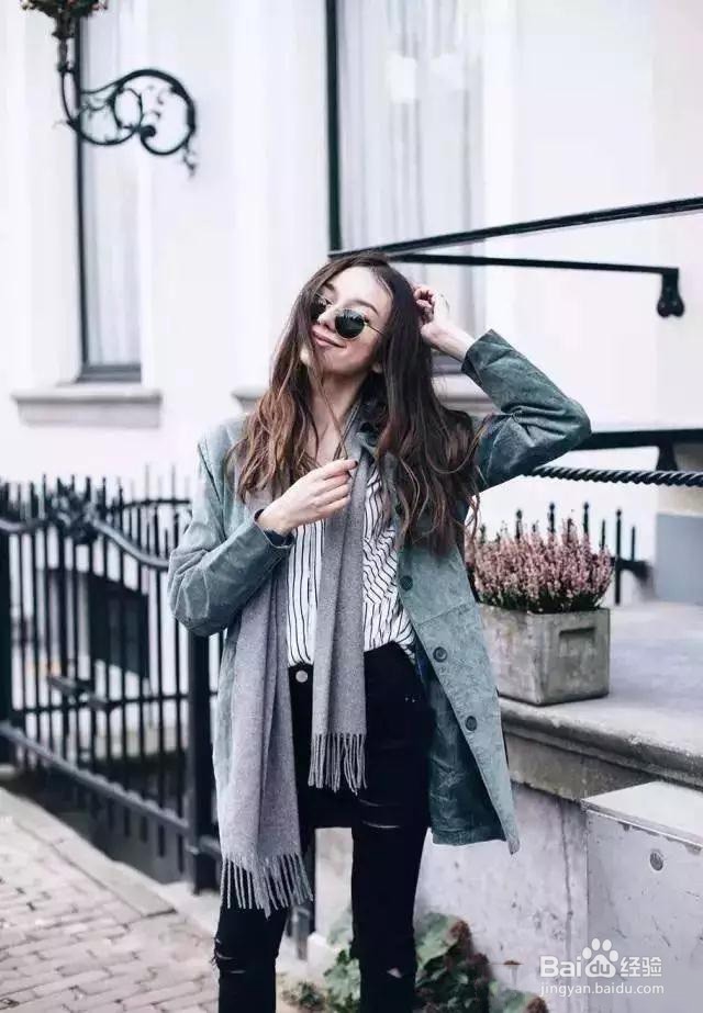 围巾怎么系？？流行怎么系?