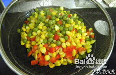 素食天贝松仁玉米tempeh的做法