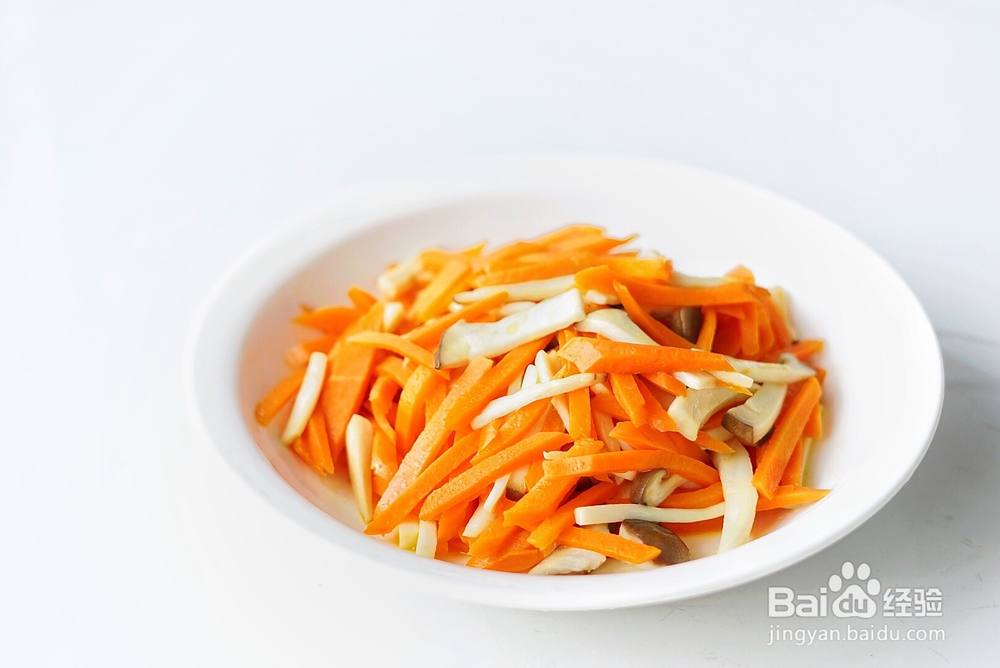 吃不胖的胡萝卜炒杏鲍菇