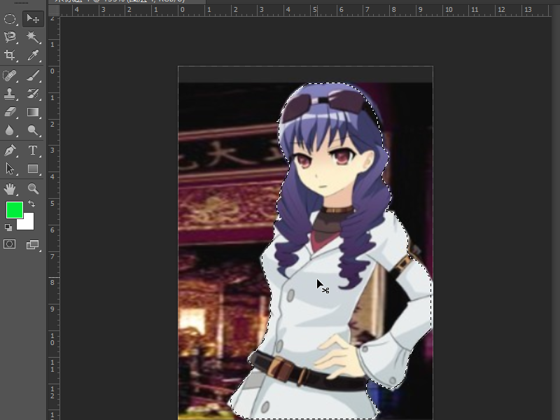 使用photoshop怎么剪切选取好的部分-百度经验