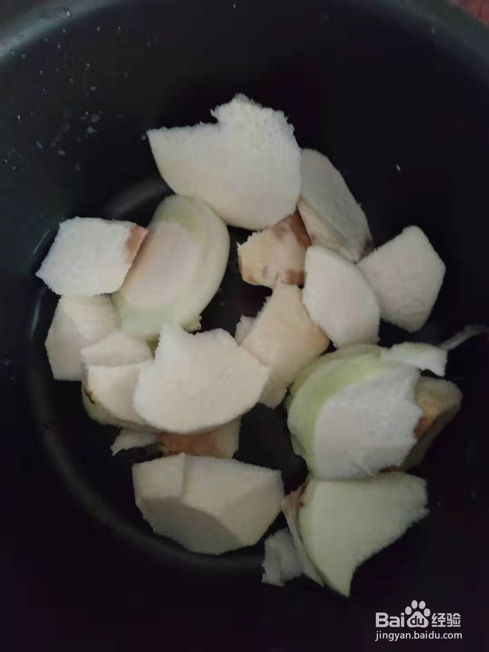 懒人做法——1元美食又保健芋艿梗怎么做