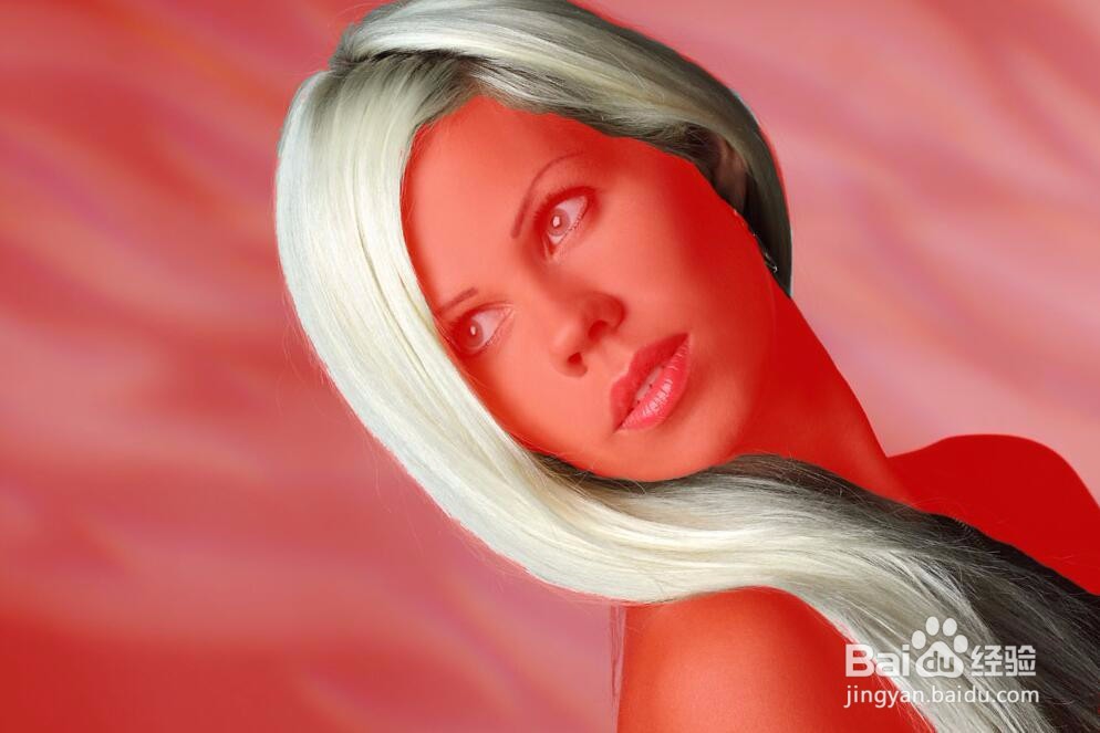 如何在PS中让白发变黑发