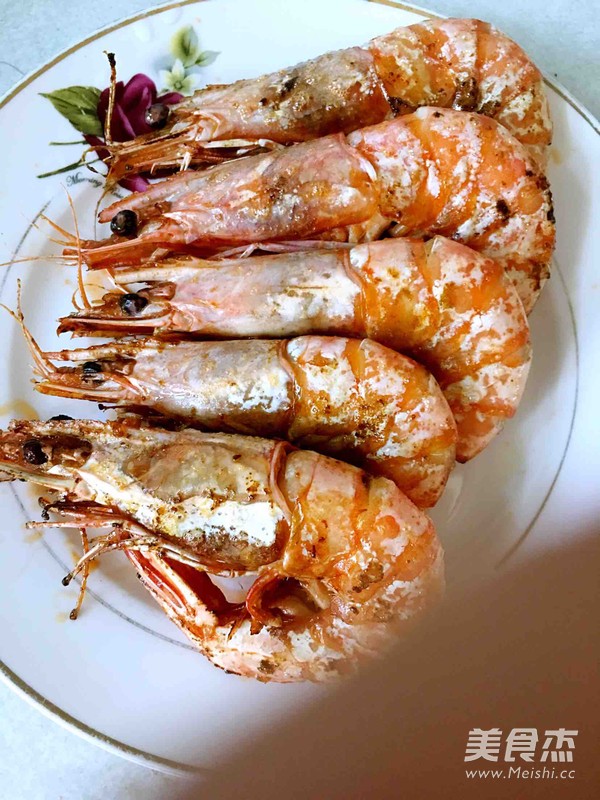 黄油琥珀虾的做法