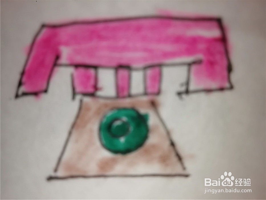 怎么样用简笔画画电话