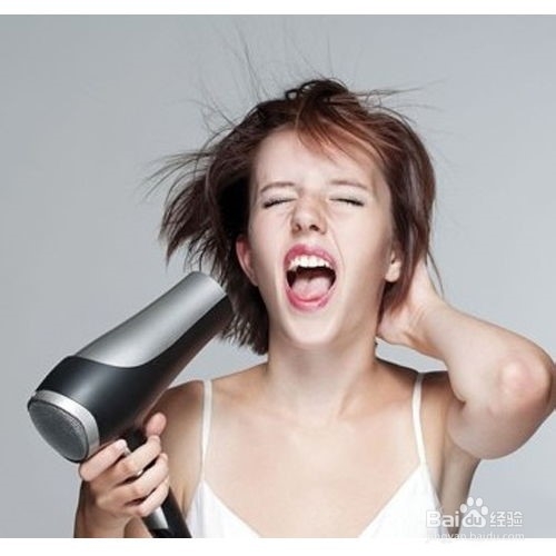 女生吹干头发教程
