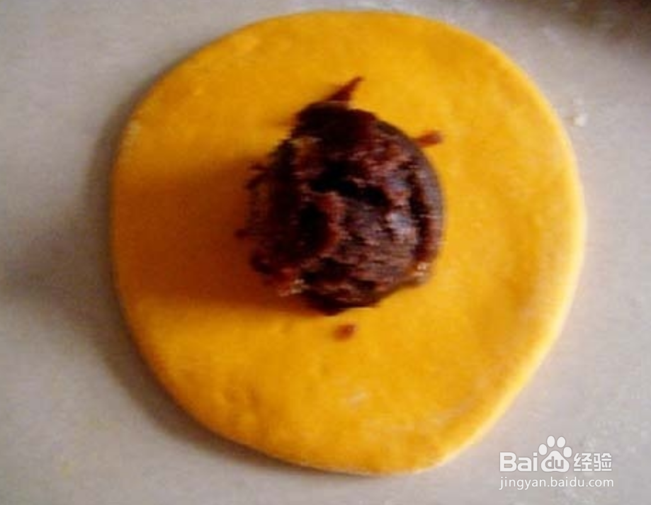 以假乱真的橘子豆沙包