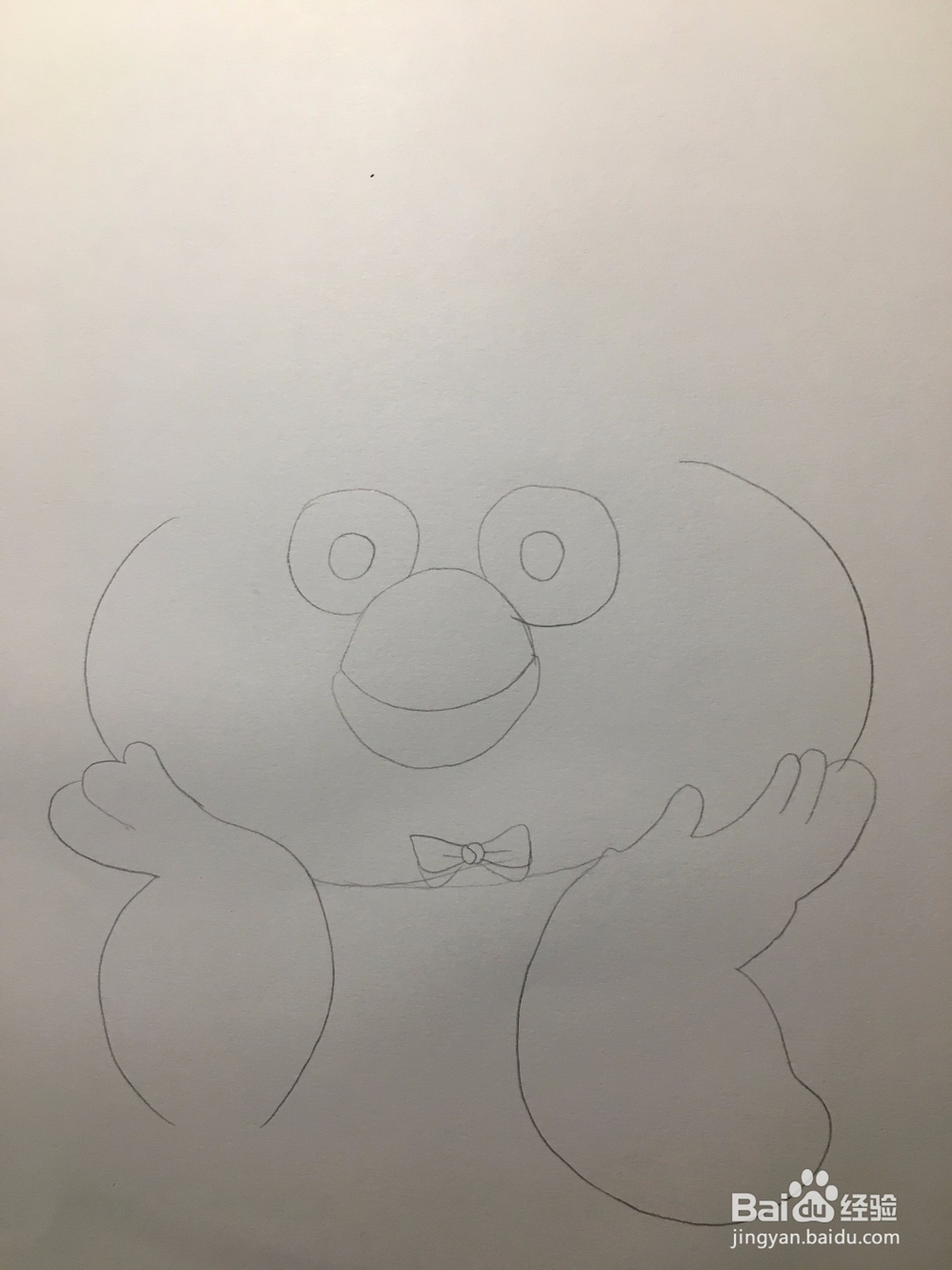 幼儿简笔画：画一只可爱的鸭子