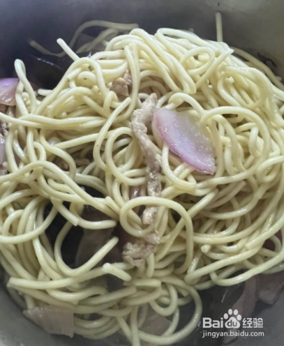 家常菜:肉丝拌面