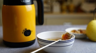 桃胶参果茶的做法