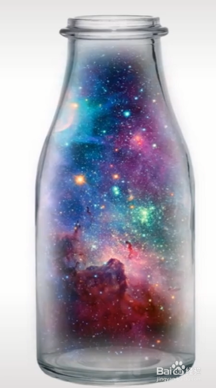 瓶子里的星空效果怎么做？