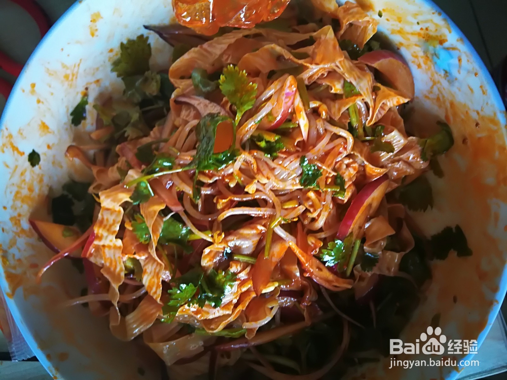 凉拌豆皮简单好做的方法