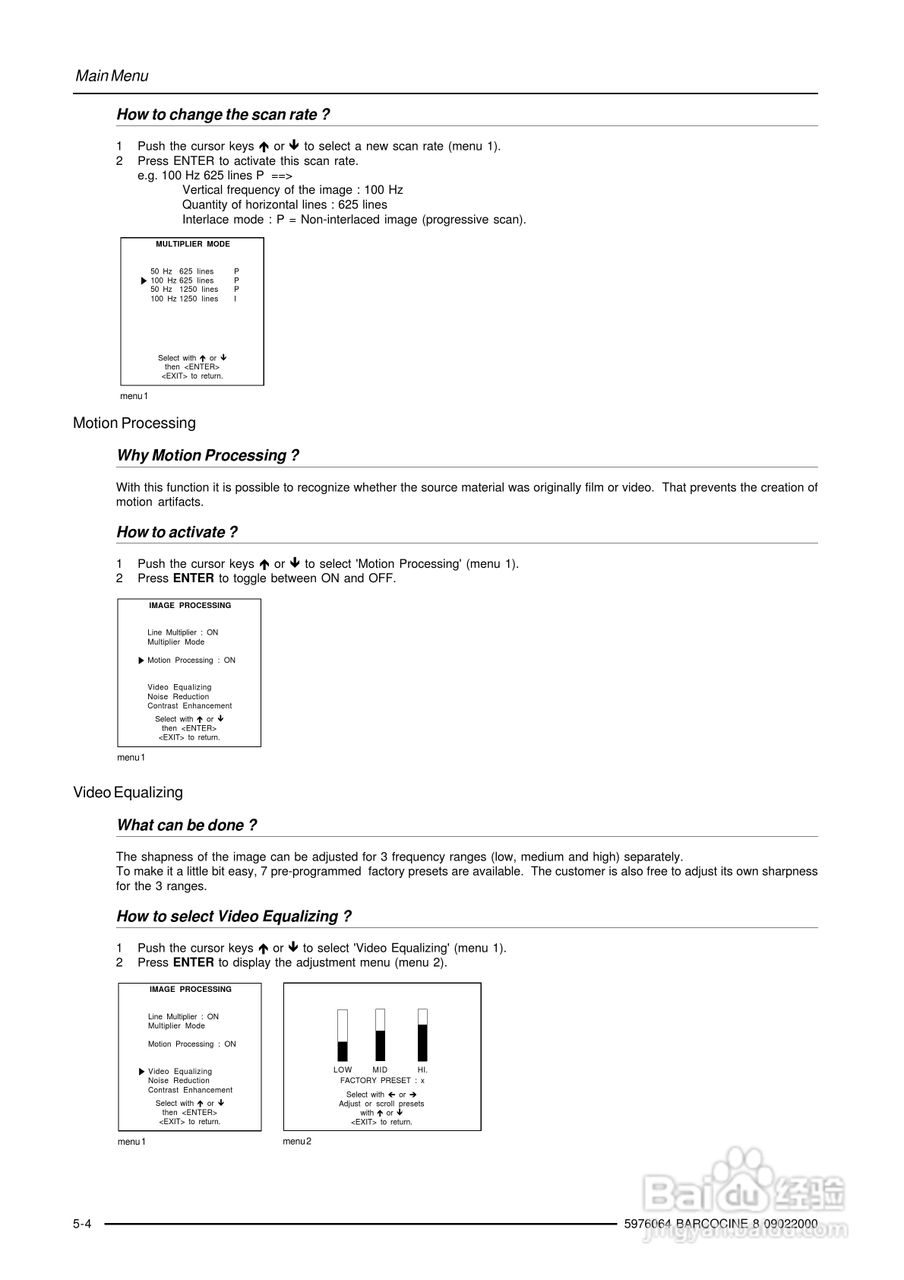 Barco巴可 Cine 8投影机说明书:[4]
