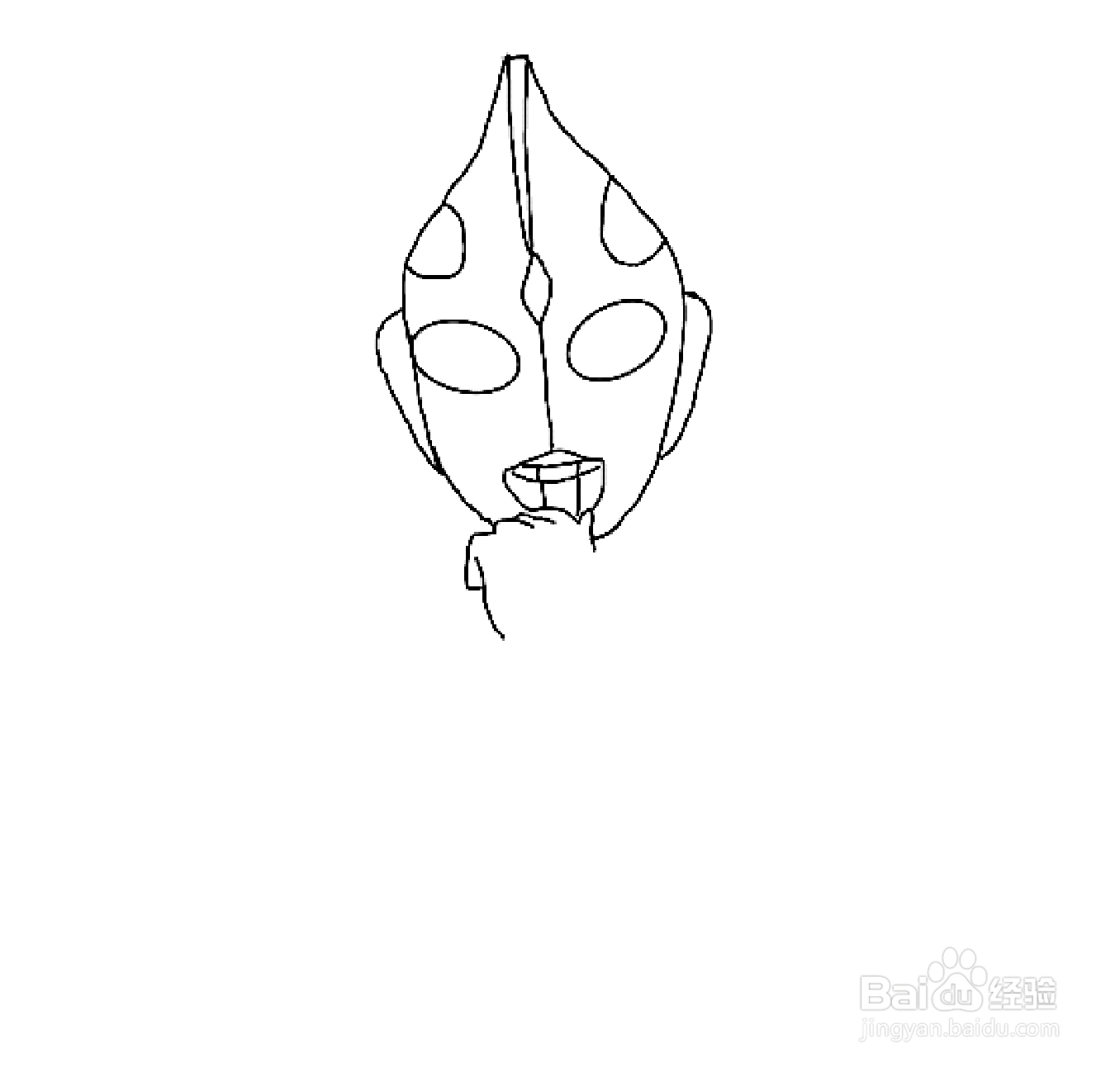 怎么画彩色简笔画迪迦奥特曼？