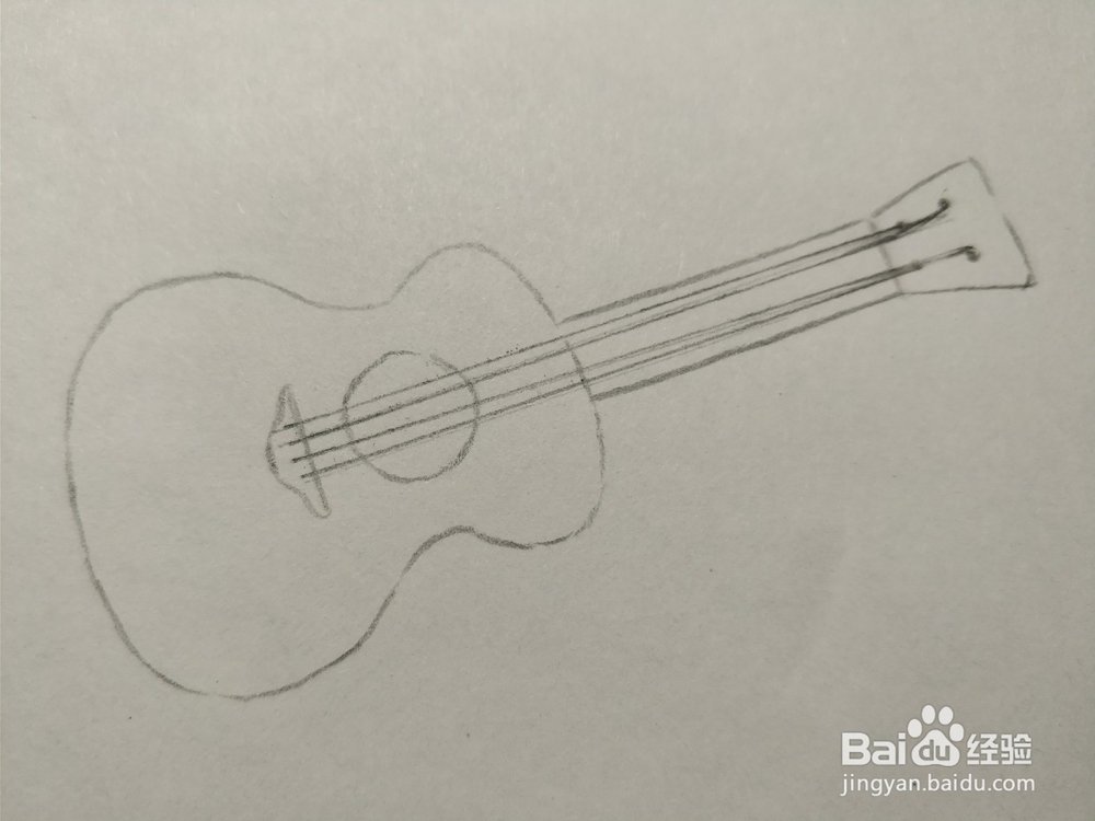 简笔画画尤克里里