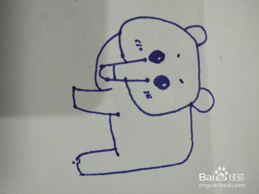 简笔画之小熊