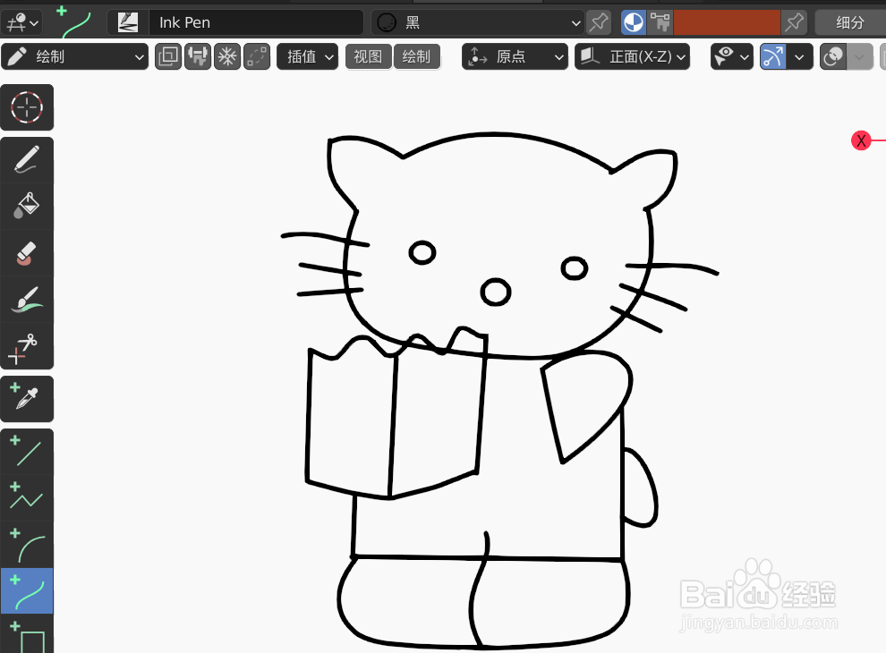 如何使用blender2.9快速设计kitty猫简图模型