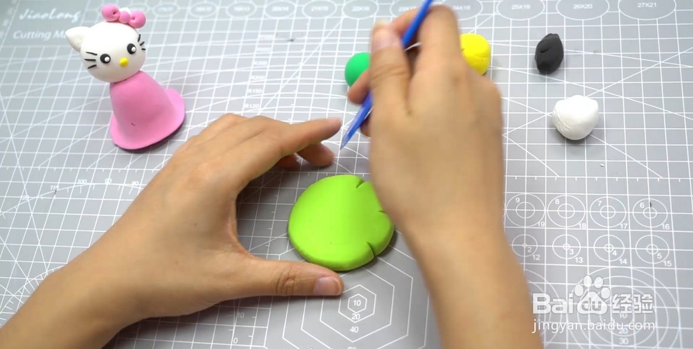 HelloKitty黏土制作