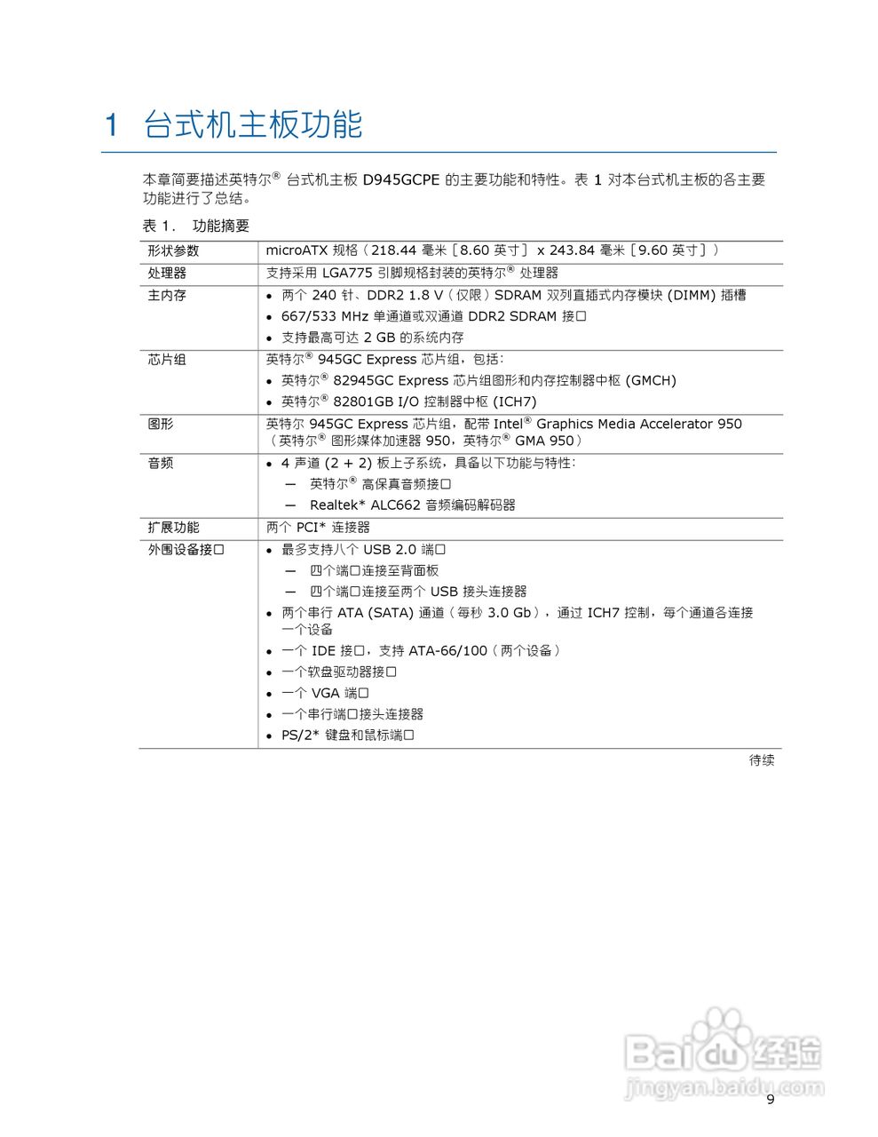 英特尔D945GCPE型主板说明书:[1]