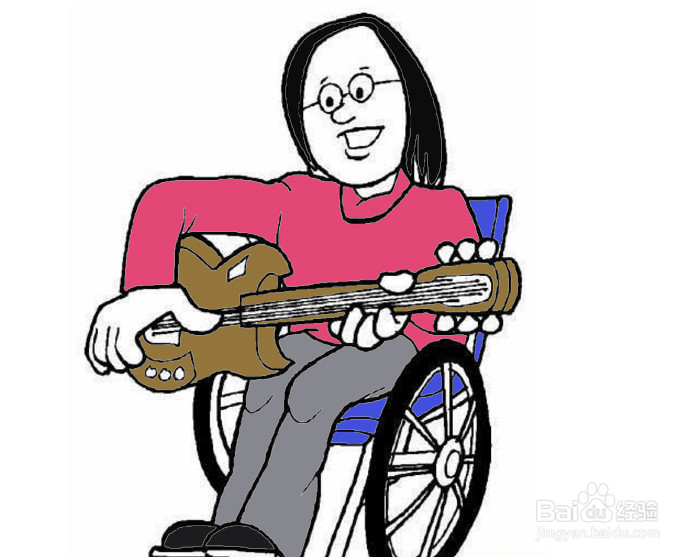 坐轮椅表情包搞笑图片