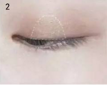 .单眼皮小烟熏妆