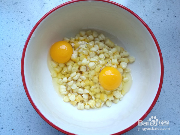 玉米鸡蛋饼的做法
