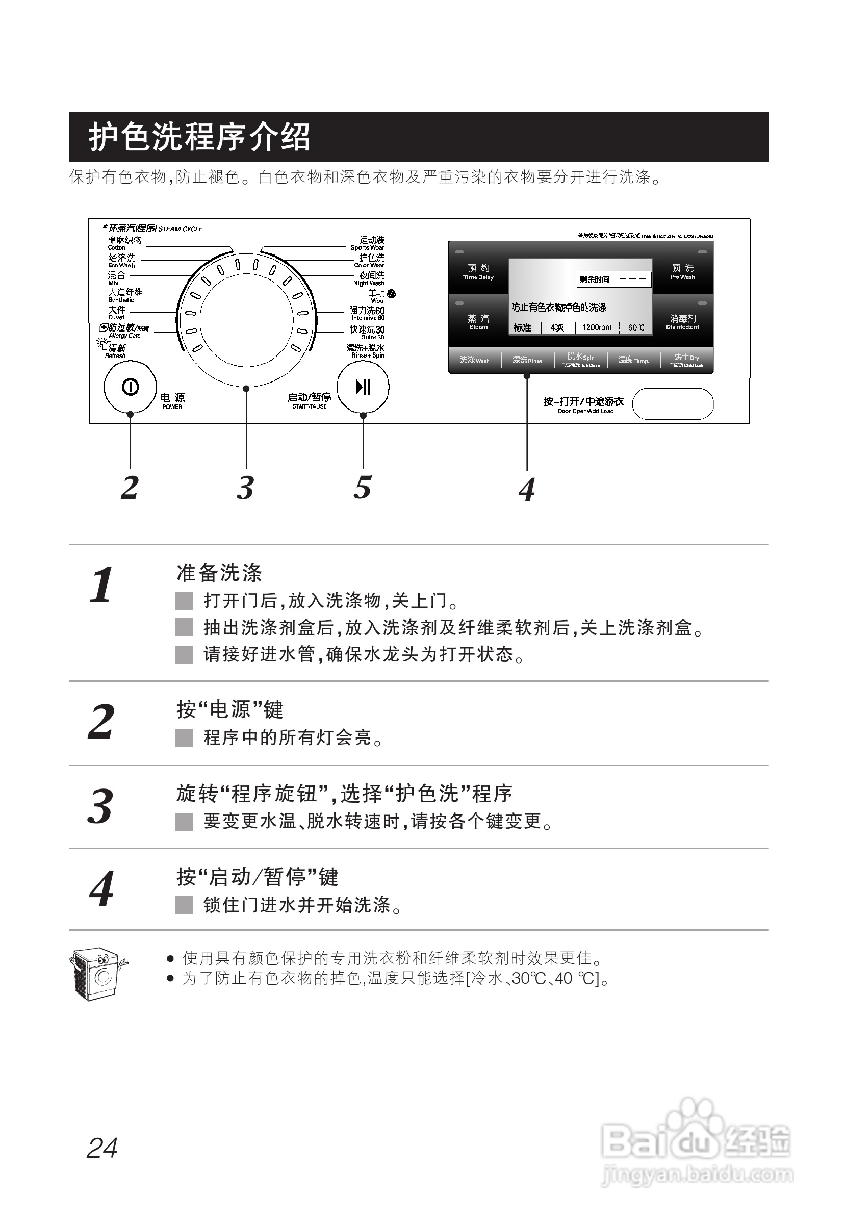 LG WD-A1228ADS洗衣机使用说明书:[3]