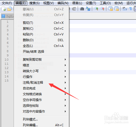 Notepad++给代码怎么添加/取消注释