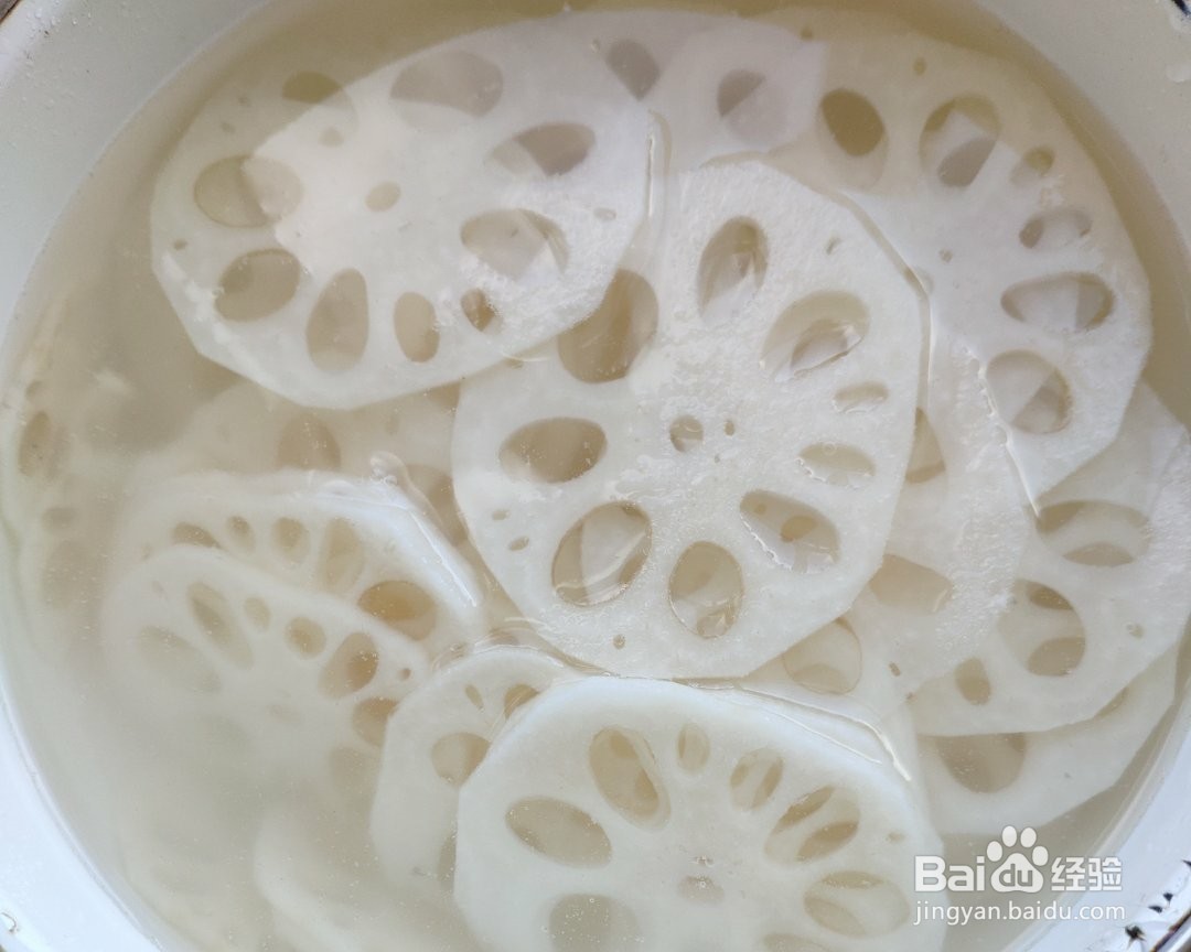 如何制作胭脂藕片?