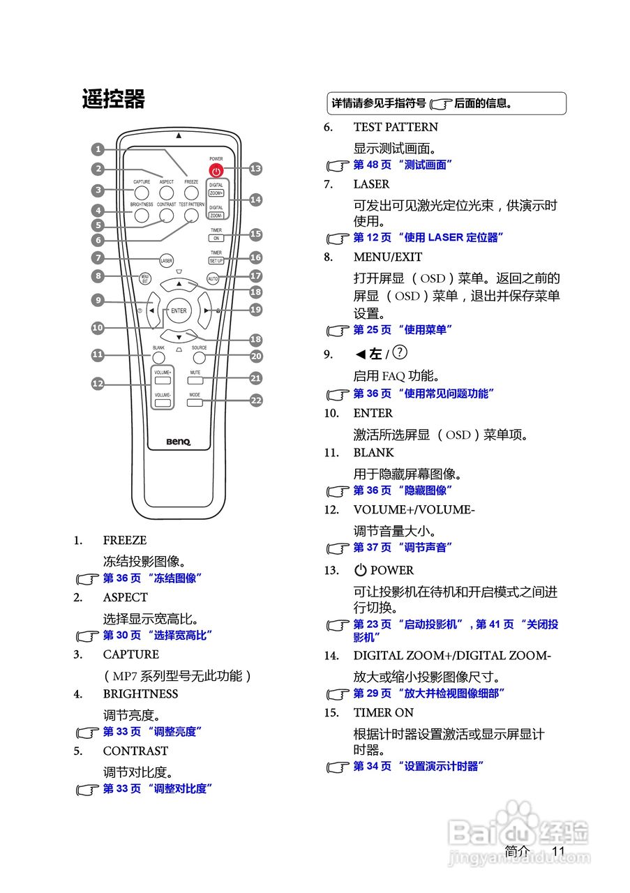 明基MP782ST投影机使用说明书:[2]