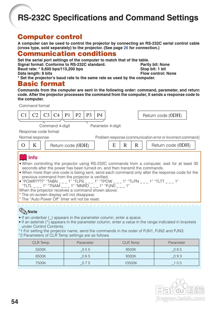 EIKI爱其 EIP-200I投影机说明书:[6]