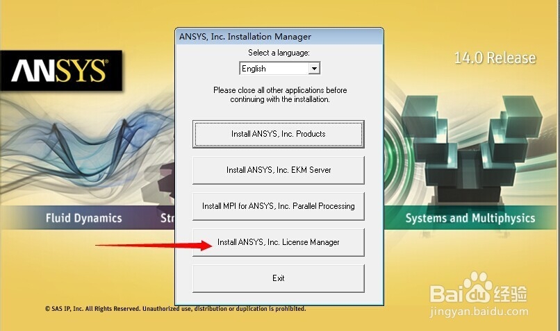 怎么安装激活ANSYS 14.0