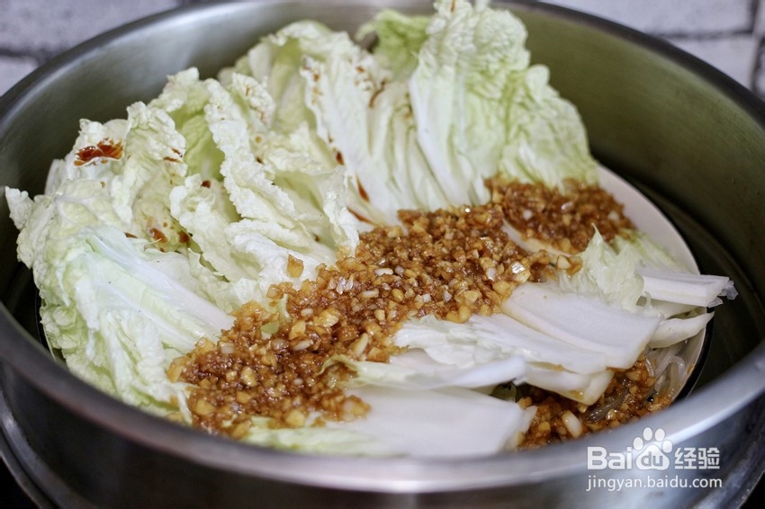 带你做蒜茸粉丝大白菜