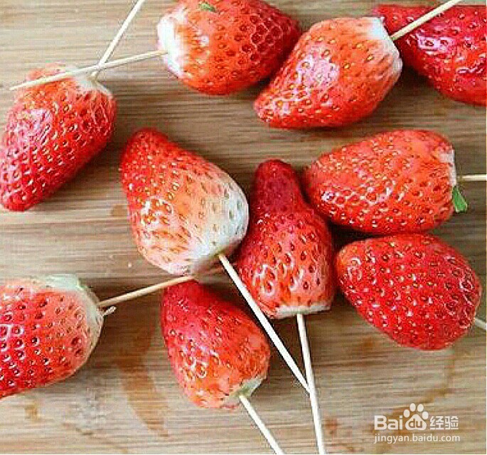 自制冰糖草莓