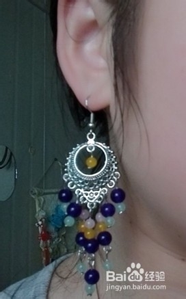 简单制作复古名族耳环