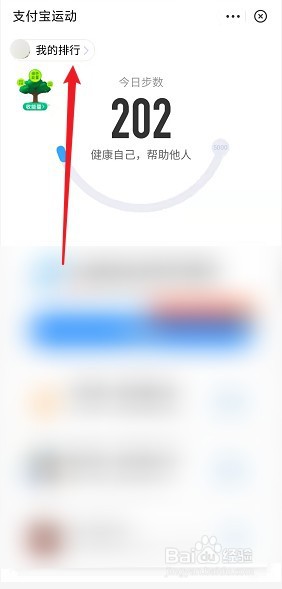 支付宝运动怎么看步数排行