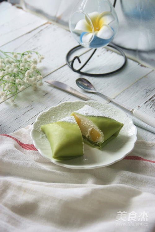 香兰风味黄桃班戟