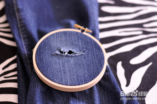 怎样补牛仔裤好看图片