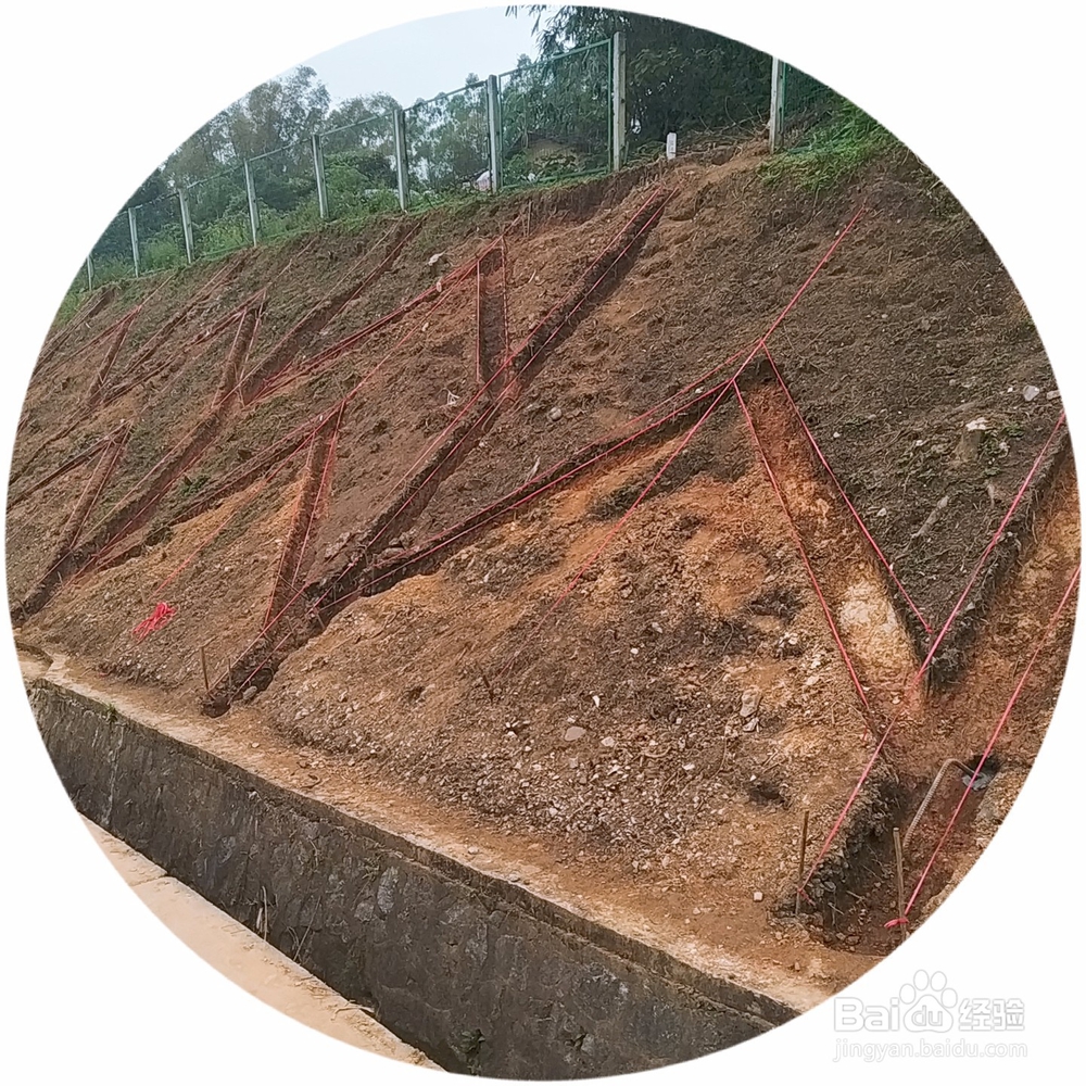 在高边坡进行人字骨架加固工程应注意的事项