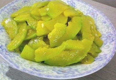 图说蒜蓉炒南瓜
