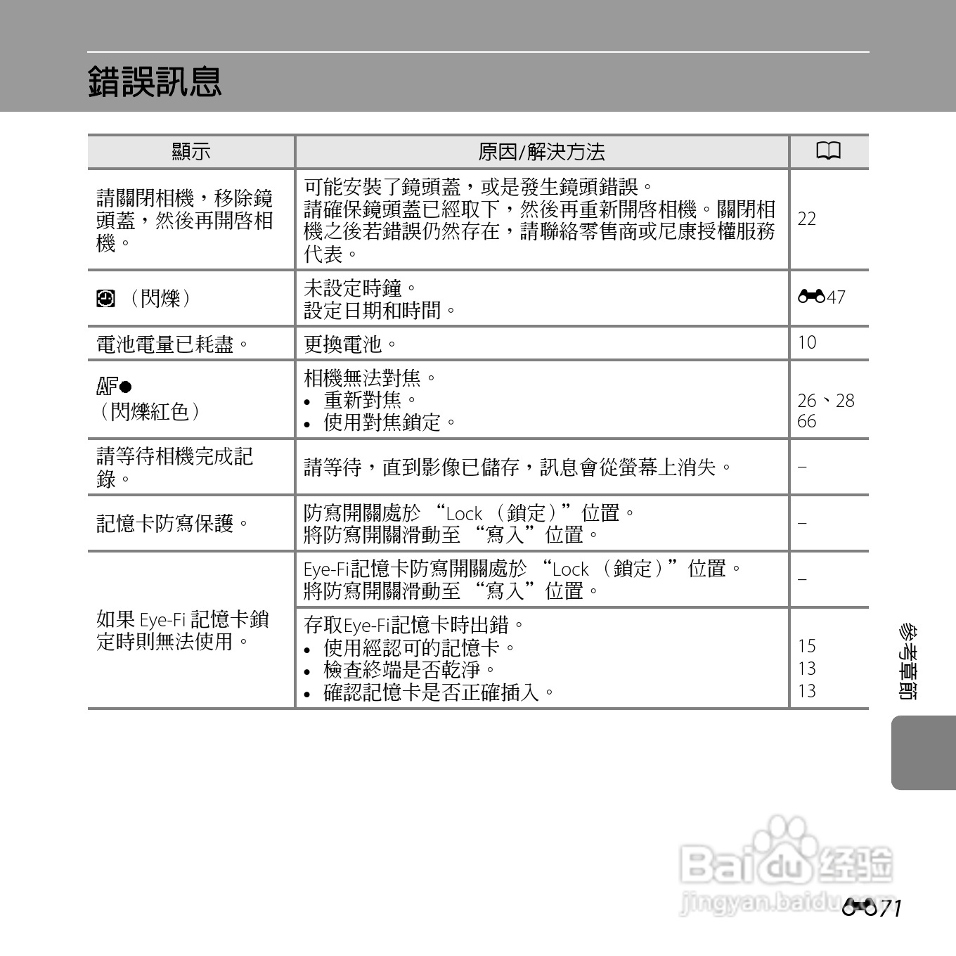 尼康 COOLPIX L810(繁体中文)说明书:[18]